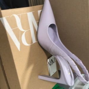 Size 40 Zara lavender sling back pumps. NWT
